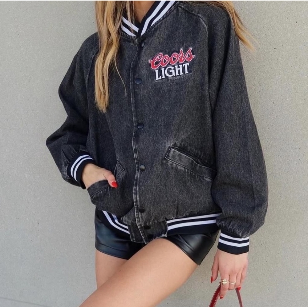 The Laundry Room: Coors Light Stadium Denim Jacket NWT